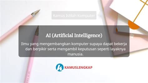 Etimologi dan arti kata Artificial Intelligence Sentient AI Characters